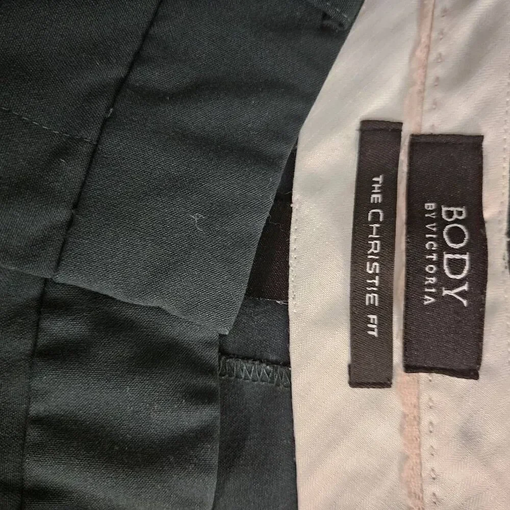 Body by Victoria Christie Fit dark green pants. 6. #916